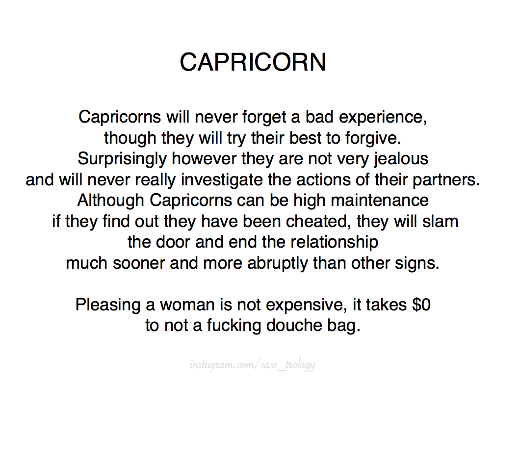 Jealous why are capricorns so 3 Prime