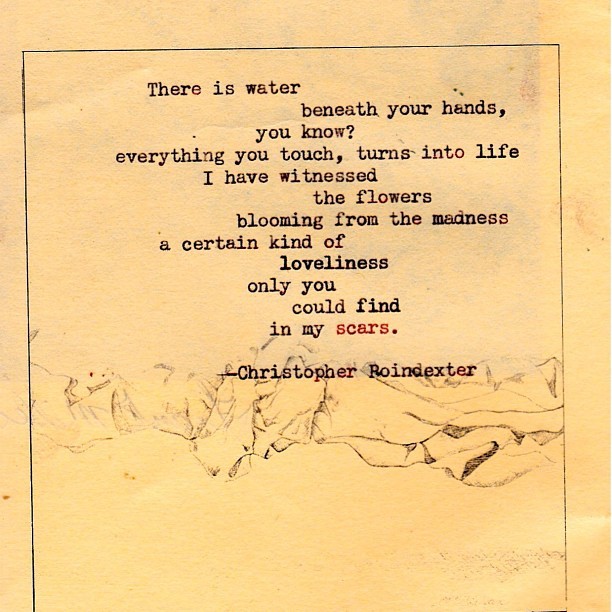 justastrumpet:  christopherpoindexter:  “The blooming of madness” poem #14 #poetry