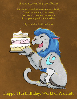 kagesatsuki:  In a way the community IS the World of @Warcraft too, so Happy Birthday to us all? :D Tweet 