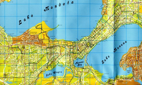 Madison Transit Map, 1971