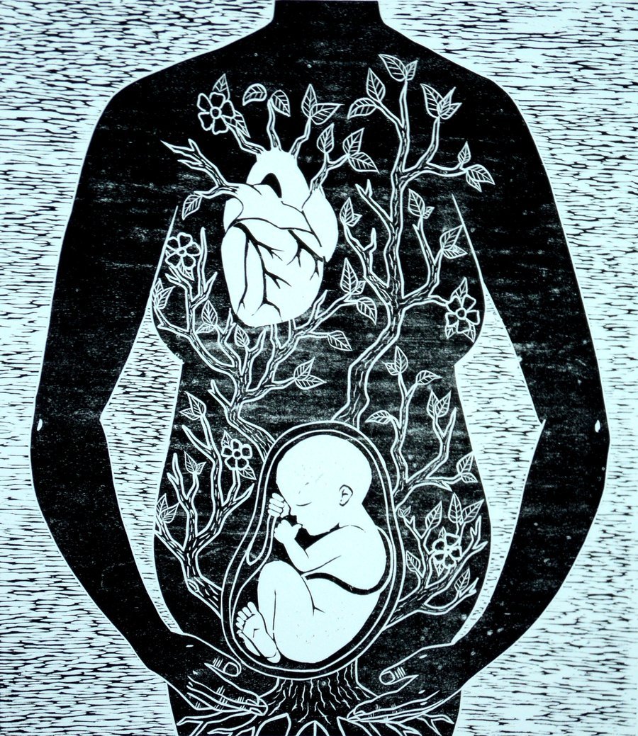 1000drawings:  Self-Portrait as a Garden by KRIS 