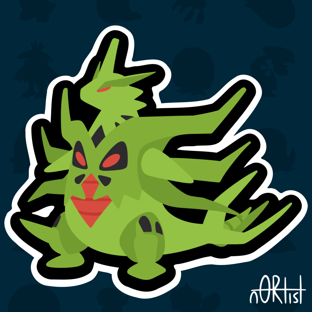 Download HD Mega Tyranitar  Art Transparent PNG Image  NicePNGcom