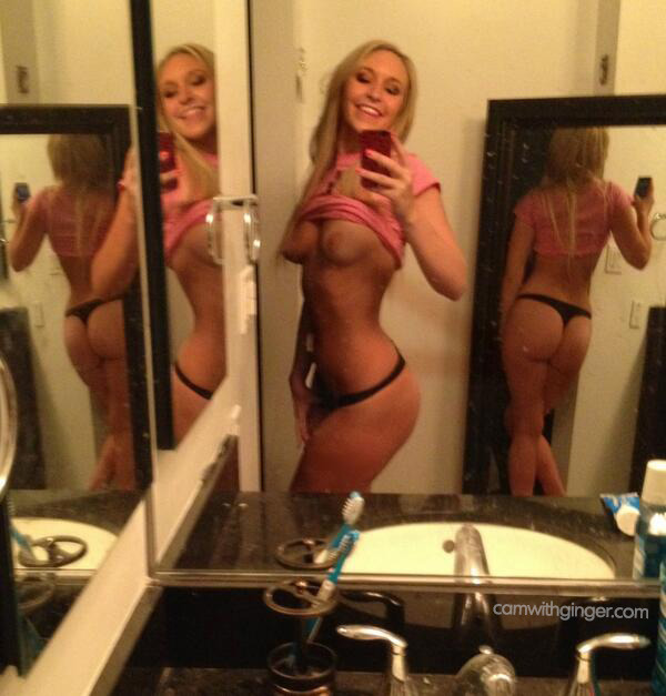 ginger&ndash;banks:  Black thong, shirt rolled up, is this how you like it?