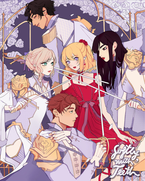 art for Softly, With Teethkickstarter is live, please, check it out! 