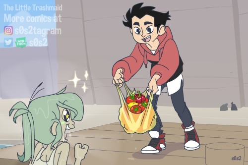 s0s2: s0s2: The little Trashmaid Trash and treasure Read the comic on WebToons (give 10 stars to sup