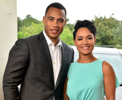 soph-okonedo:    Surprise! Empire costars Grace Gealey and Trai Byers are engaged, multiple sources confirm exclusively to Us Weekly. The happy news comes just months after Us exclusively revealed in March that the pair were dating.Byers made the proposal