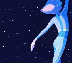 capitalette:  space pearl doodle