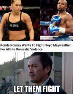 My money is on ronda