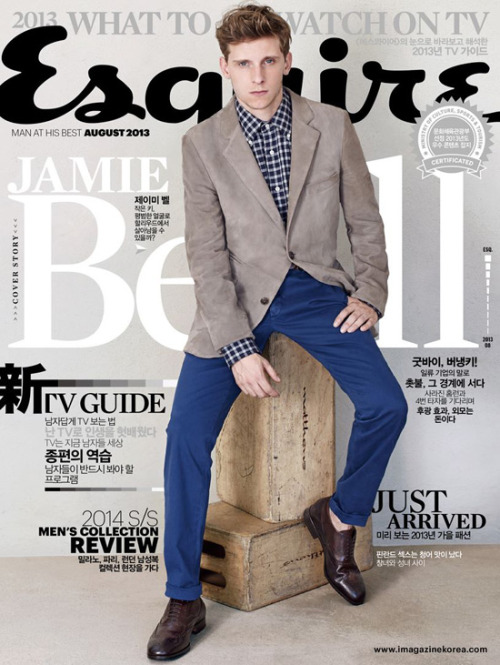 elijah120607:  Jamie Bell＠「Esquire Korea - August 2013」.