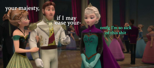 firelordhans:  //I will forever wonder what Hans planned to say to change Elsa’s mind about the marriage. It must have been good. 