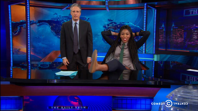 mycroftseyebrow:  REBLOG IF YOU WOULD WATCH THE FUCK OUTTA THE DAILY SHOW WITH JESSICA