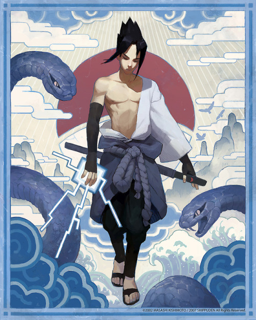 samuelyounart:Here’s my Sasuke piece for the Gallery Nucleus: Naruto the Tribute Exhibition! T