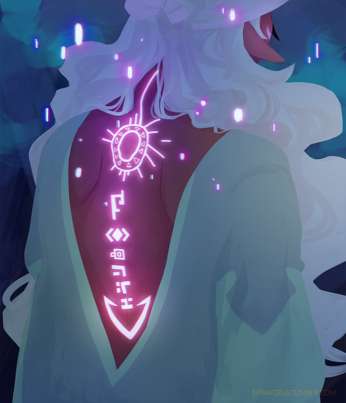 m7angela: glowing tattoos