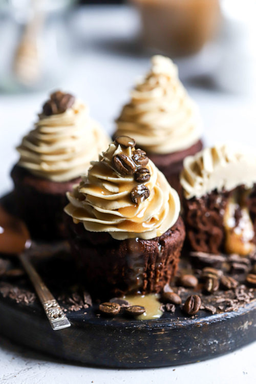 delta-breezes:Caramel Filled Mocha Cupcakes {Vegan} | Charley’s Health