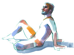 frank-paints-dudes:  BRYAN, Nude Male by