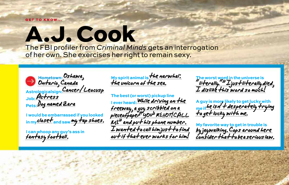 ajcook1fan:  A.J. Cook in Maxim Magazine Jan/Feb ‘14 issue!! 