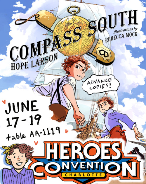 I’m tabling at HeroesCon this weekend at the Charlotte Convention Center in North Carolina!! I’ll ha