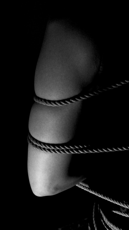 XXX fetishweekly:  A thick, rough rope and a photo