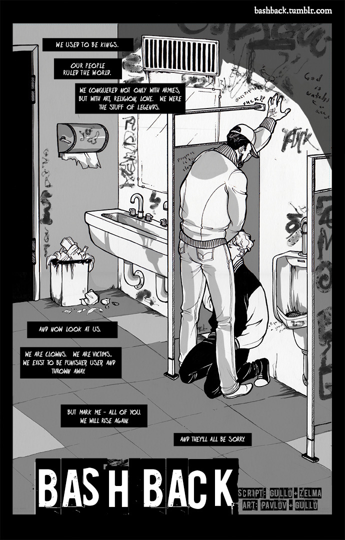 bashback:  bashback:  Issue 0 Page 1  Night owl reblog! New page on Monday!