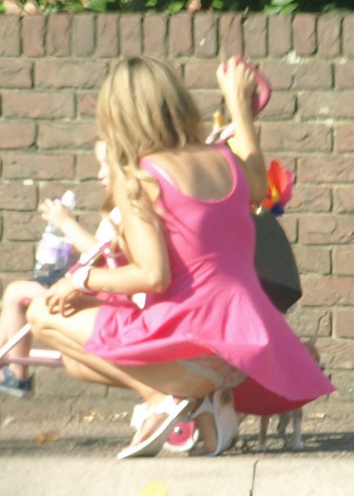 Collection of Accidental and some intentional upskirt pictures.