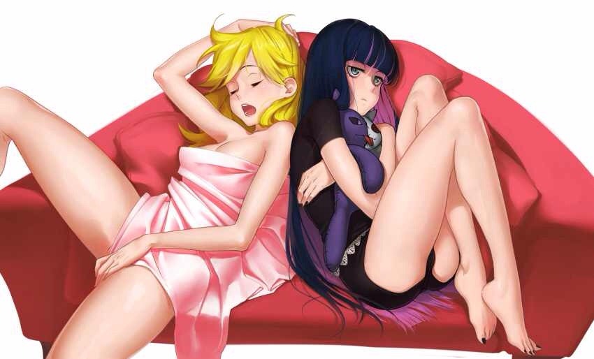 ecchiaddiction:  Sexy Panty an Stocking  -Marley🎀
