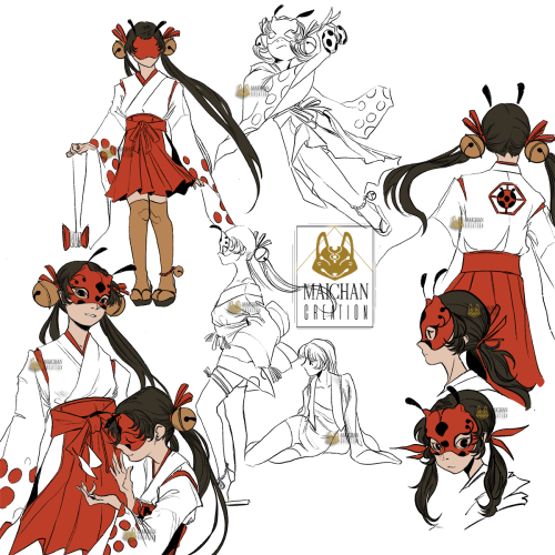 Feudal Japan ML AUSo the story was I originally wanted to redesign the miraculous masks to be more l