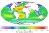 Annual mean sea surface salinity on Earth
Ramesses_Deux:
“  Source. There are more maps that include various other ocean related data (avg temp, oxygen levels, etc…).
”