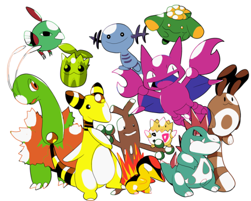 starlys:Some Johto ‘mons
