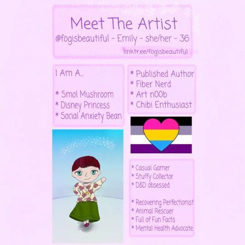 I did this as a cute post for my Artfol account, and thought I would share it here too!* * * #meet