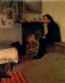 akaixab:  Santiago Rusiñol: Erik Satie (1890)