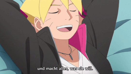 rieriebee: hinaxnaru:   reilink:  The german translation of today’s Boruto episode shows how Boruto percieves his father and he says that Naruto adores Hinata and he’d do everything for her. Translation: He adores Mom and does everything she wants.