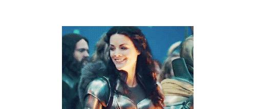 consultingly:Jaimie Alexander being her perfect self in the Thor 2 gag reel {x}