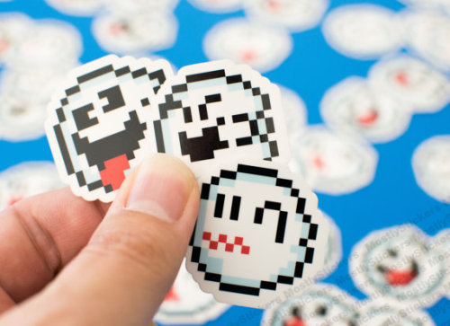retrogamingblog:Super Mario Stickers made by MostlyStickers