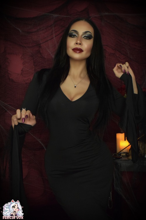 Morticia Addams cosplay by Felicia Vox