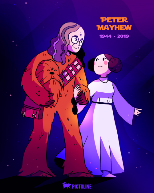 pictoline: Thank you, Peter Mayhew. Goodbye, Chewie