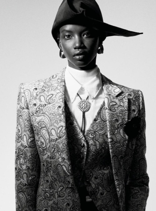 pocmodels:Anok Yai by Josh Olins for Vogue Paris - February 2020