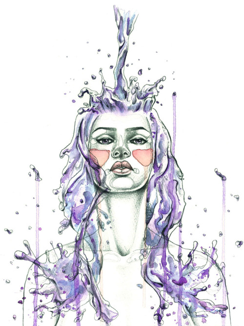 miadesu:  “Zodiac Series”Watercolor porn pictures