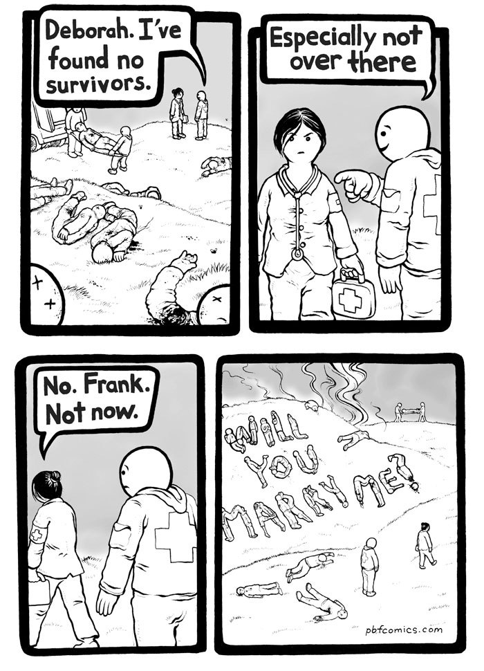 sixpenceee:  The Perry Bible Fellowship is the perfect middle between the whimsy