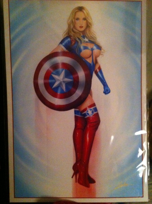 Two Pieces Of Art I Got At Wondercon From @lorenzoart. Pretty Hot!! Lol