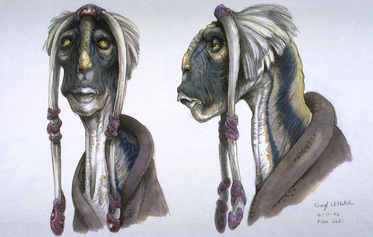 The Beauty of Star Wars Concept Art on X: Star Wars: The Phantom Menace  concept art by Terryl Whitlatch  / X