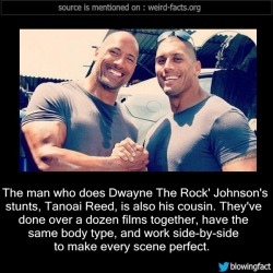 mindblowingfactz:    The man who does Dwayne