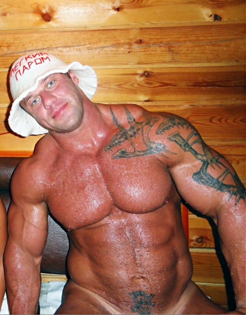 worldbodybuilders:  Mikhail Sidorychev  OMG he is such a handsome, sexy, muscular man.  Would love to see the rest of his ink work leading to his cock and balls!