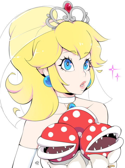 milkayart:ding dong wedding peach