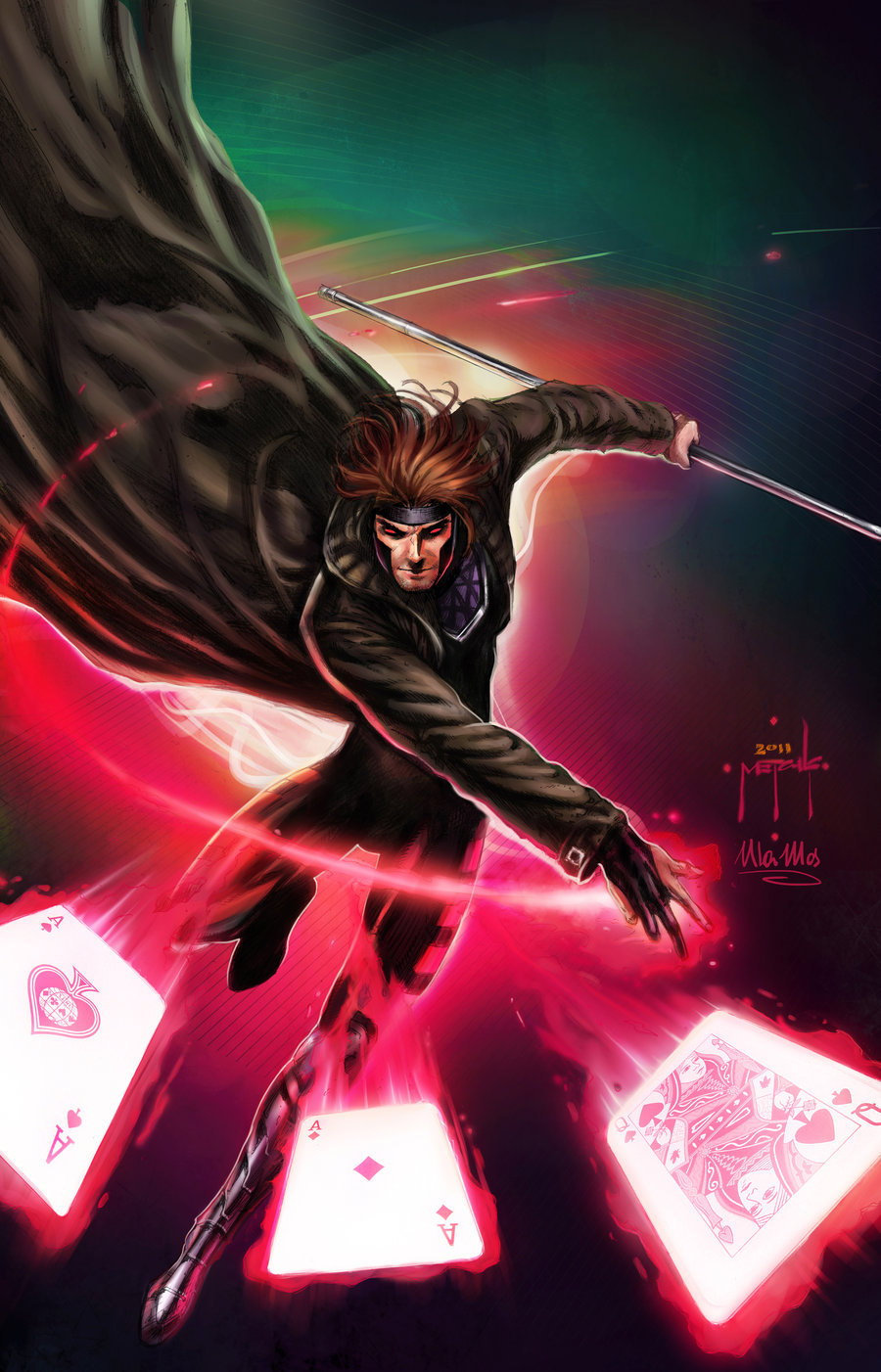 super-hero-center:  Gambit - by Jason Metcalf and Ula Mos by JasonMetcalf