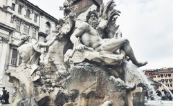 fxckxxp:Fontana dei Quattro Fiumi by Gian