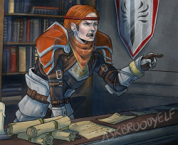 askbroodyelf:  Dragon Age Girls calendar 2015April: Aveline