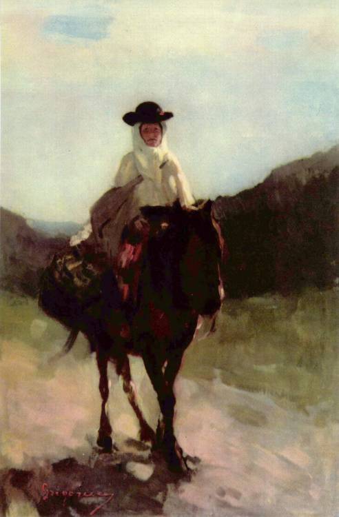 Nicolae Grigorescu (Romanian 1838 - 1907) Frau in Rucar19th century