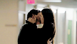 twin-flames:  damon and elena + lights 