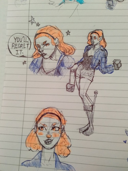 Some Sketches I Did In Class Today Instead Of Paying Attention