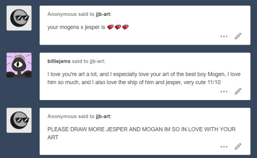 @billiejams and anons, : Thank you so muuuch, you are all so sweet!! <3 I’m so glad Mogens receiv